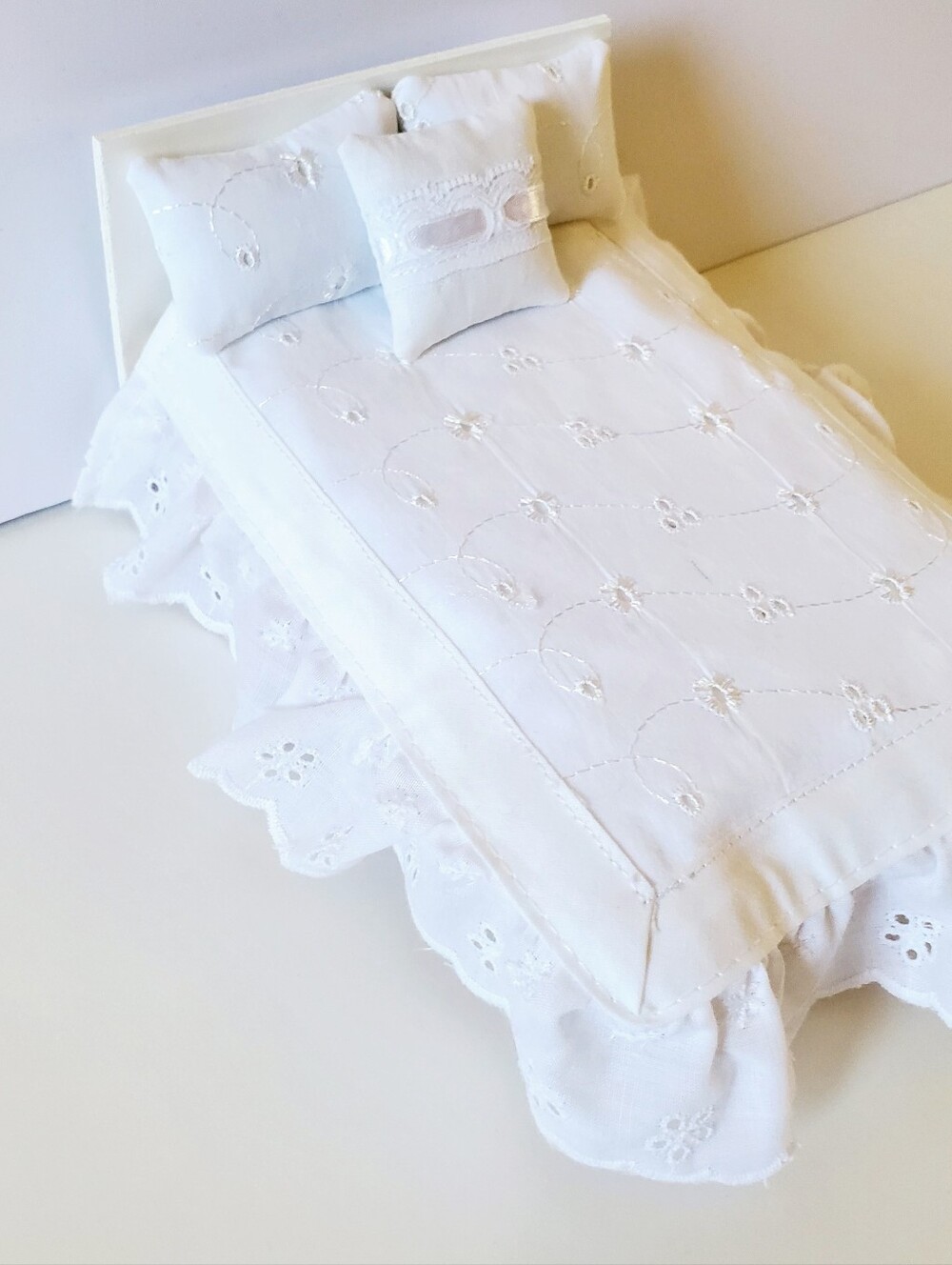 Miniature Dollhouse 1:12 Scale Love Shack Fancy Inspired Bedding Set